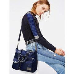 MINTEGRA Nylon Tote Bag adjustable strap enables versatile wear across activities