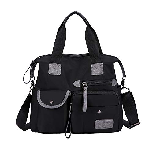 MINTEGRA Nylon Tote Bag interior pockets simplify finding daily essentials quickly