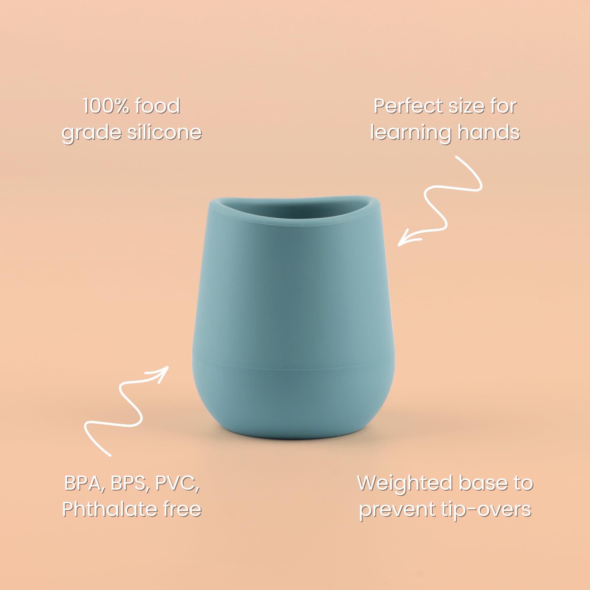 Mintlyfe silicone cup ideal for baby-led weaning exploration