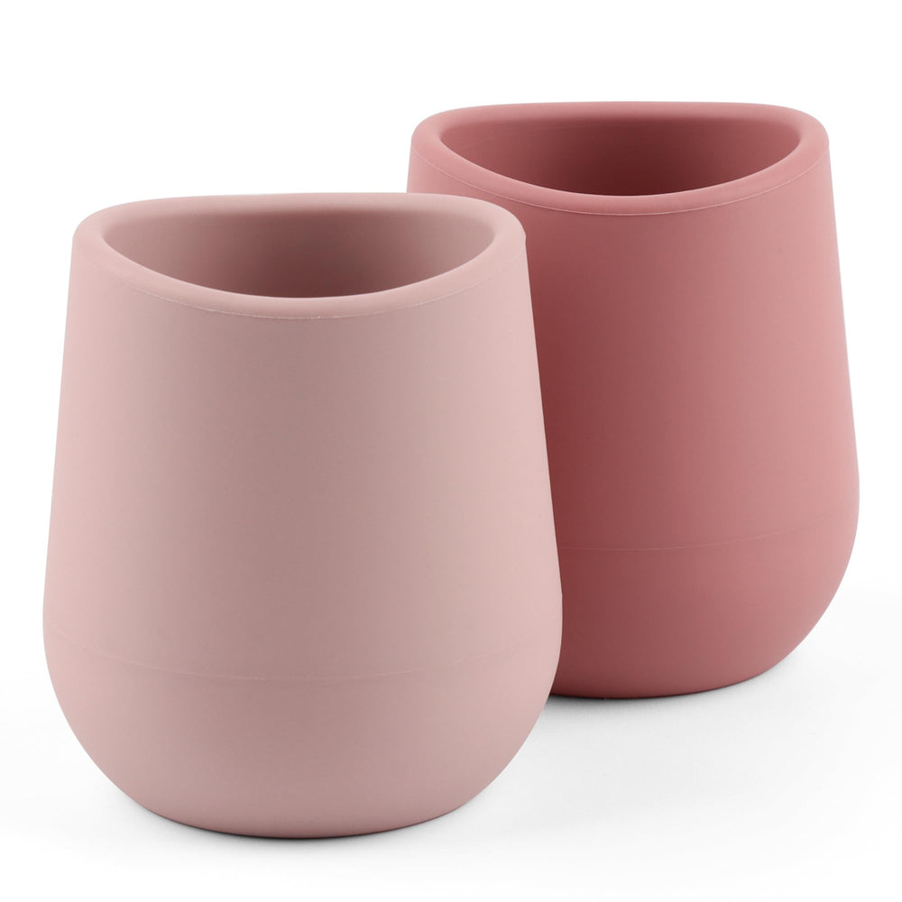 Mintlyfe silicone baby cups six-to-twelve months two-pack aid controlled sipping