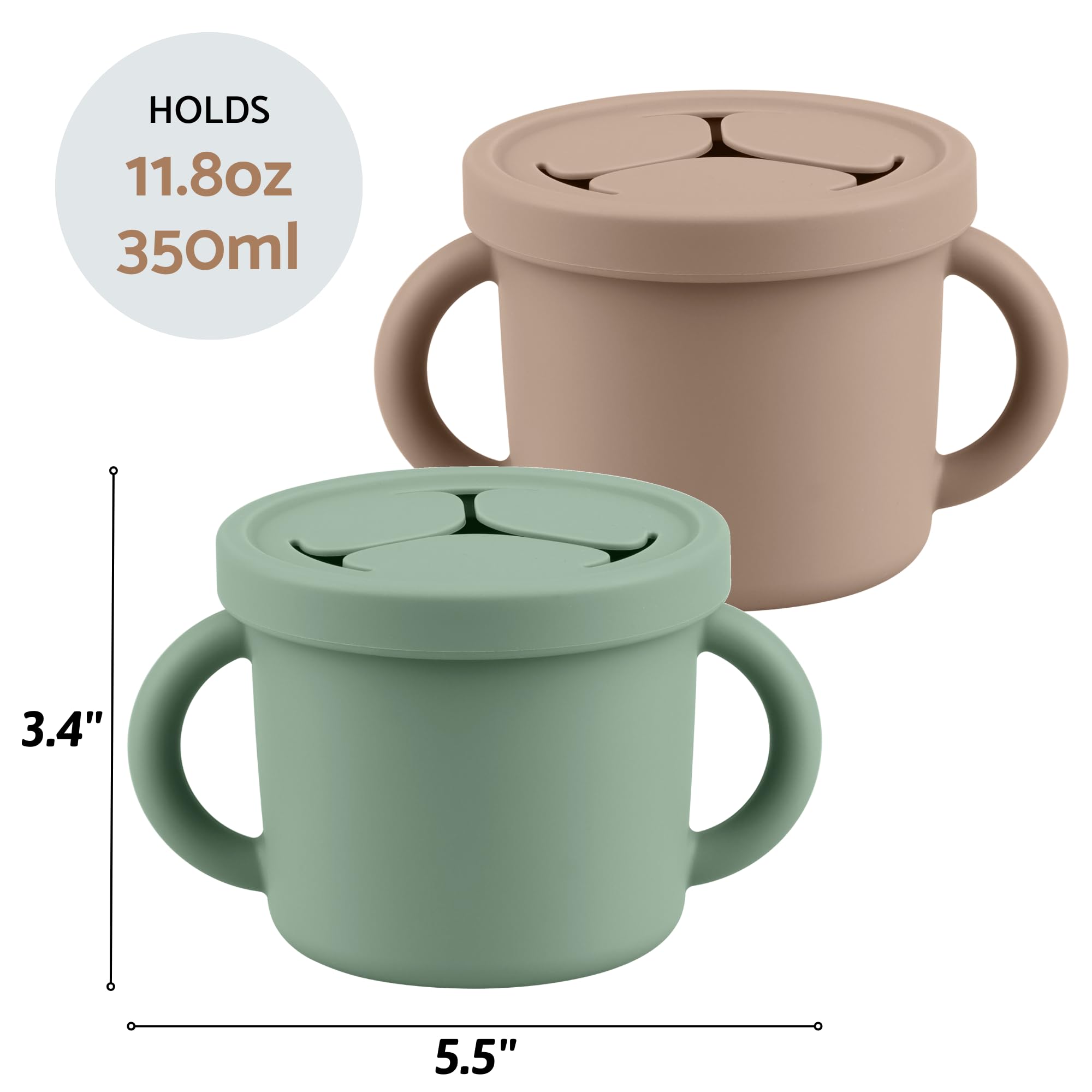 Mintlyfe snack cups on-the-go park scene illustrate portable snack solution.