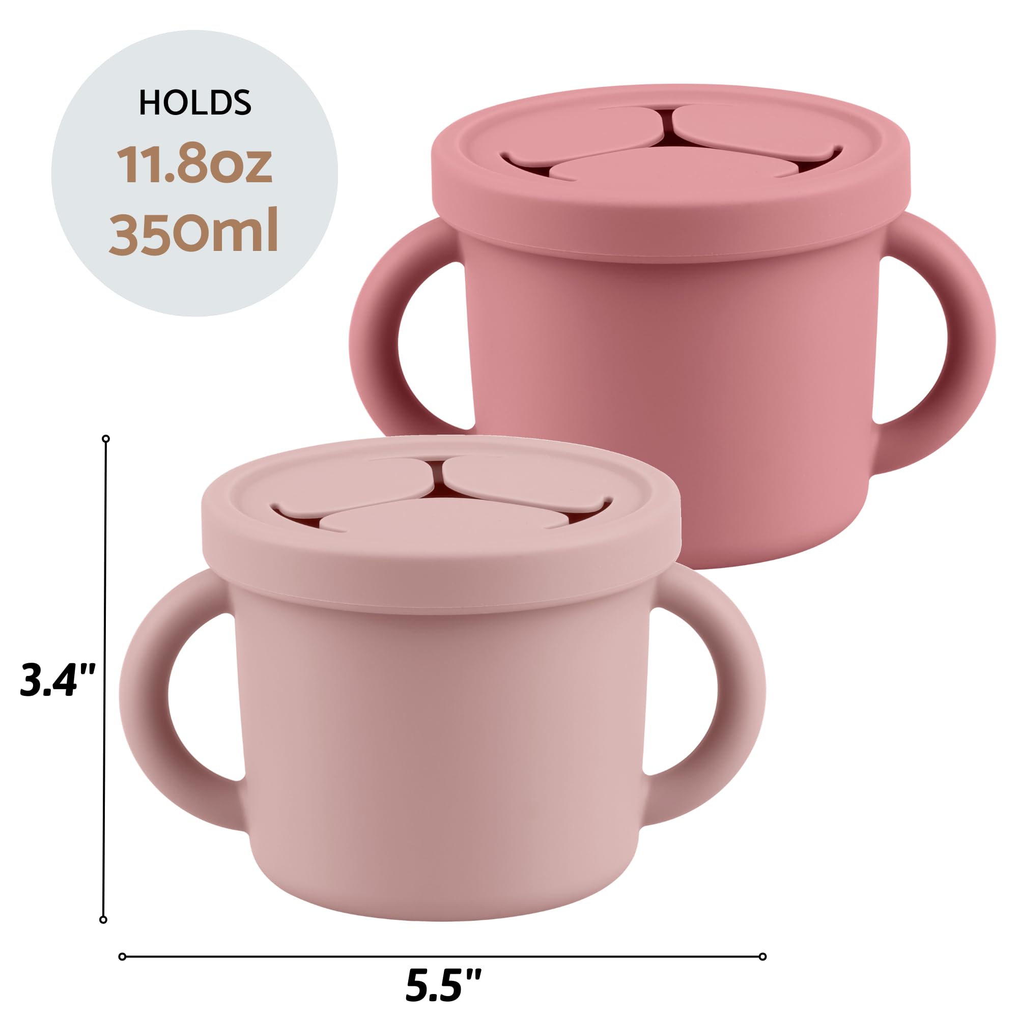Mintlyfe snack cups travel-friendly design makes car rides and park visits smoother.