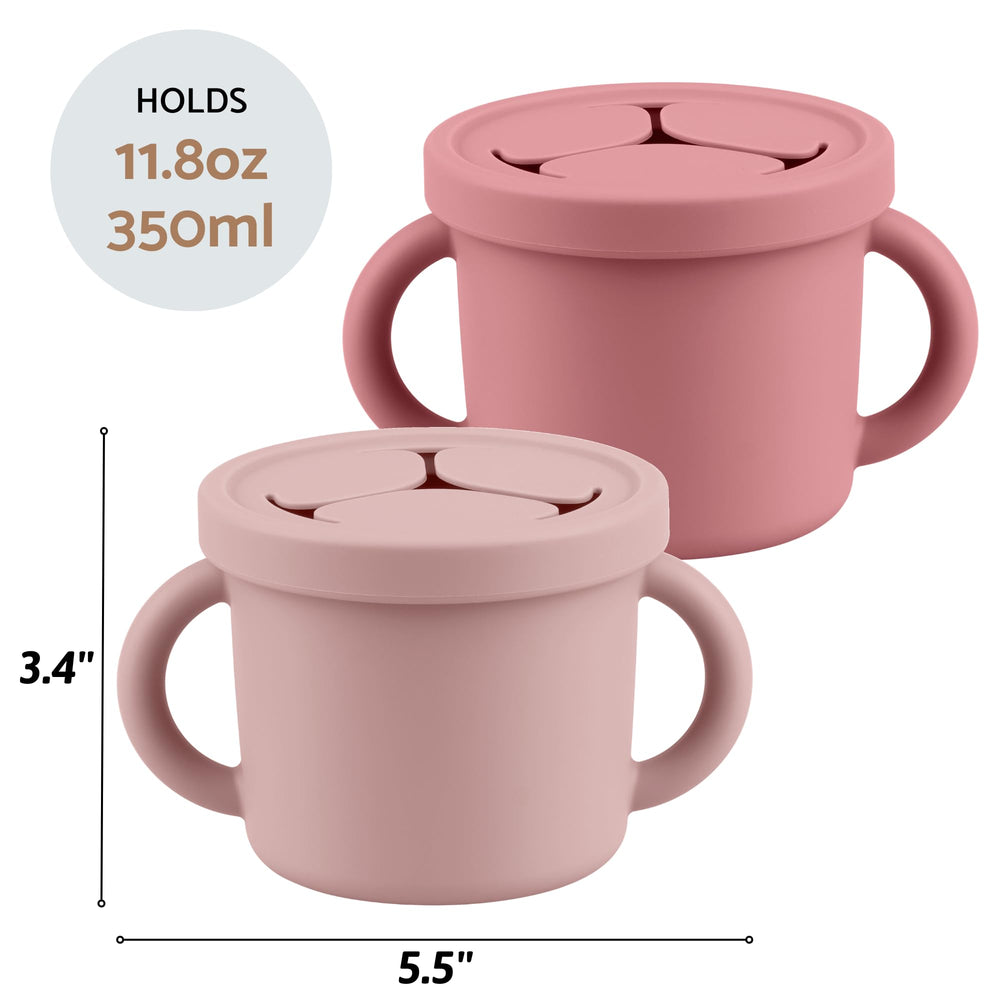 Mintlyfe snack cups travel-friendly design makes car rides and park visits smoother.