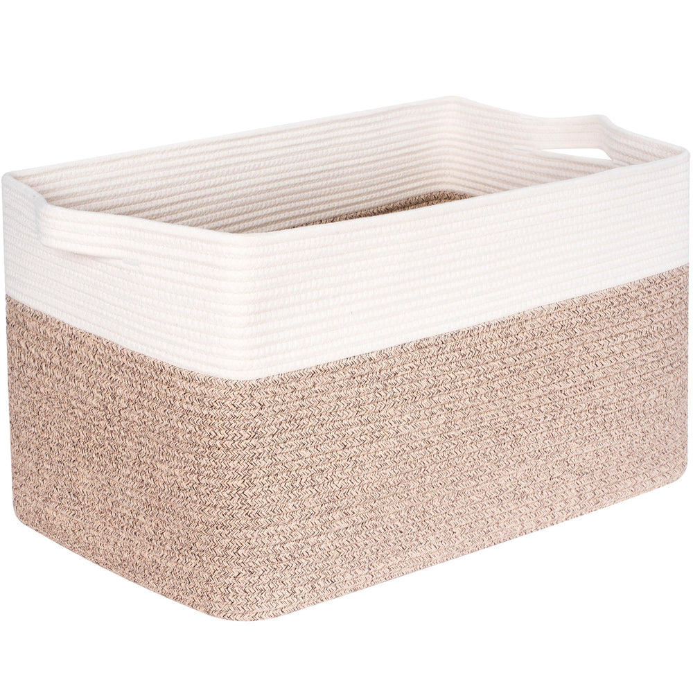 MINTWOOD Design 22in blanket basket multi purpose storage solution.