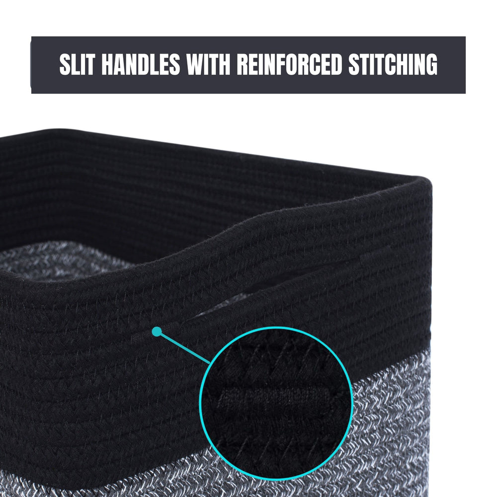 MINTWOOD Design 3-Pack Baskets with soft edges for safe handling.