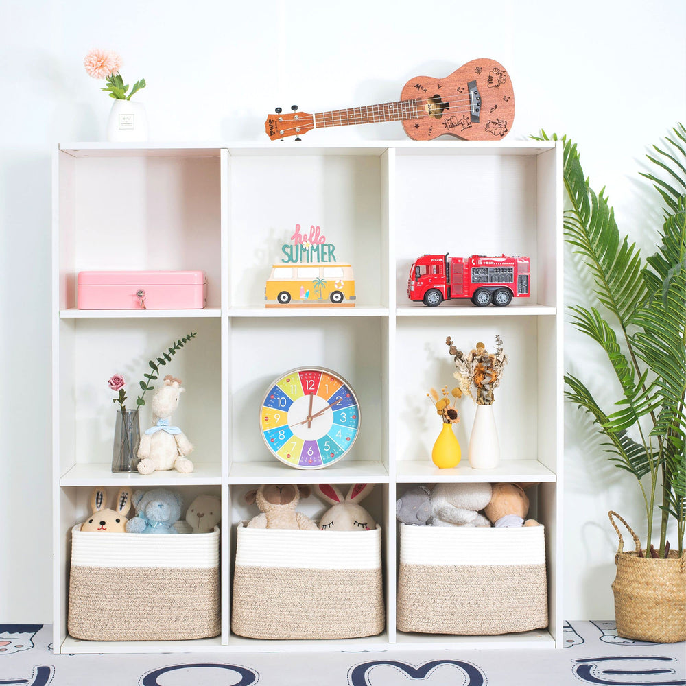Mintwood Design basket measures 15x10x10 inches for precise shelf fitting.