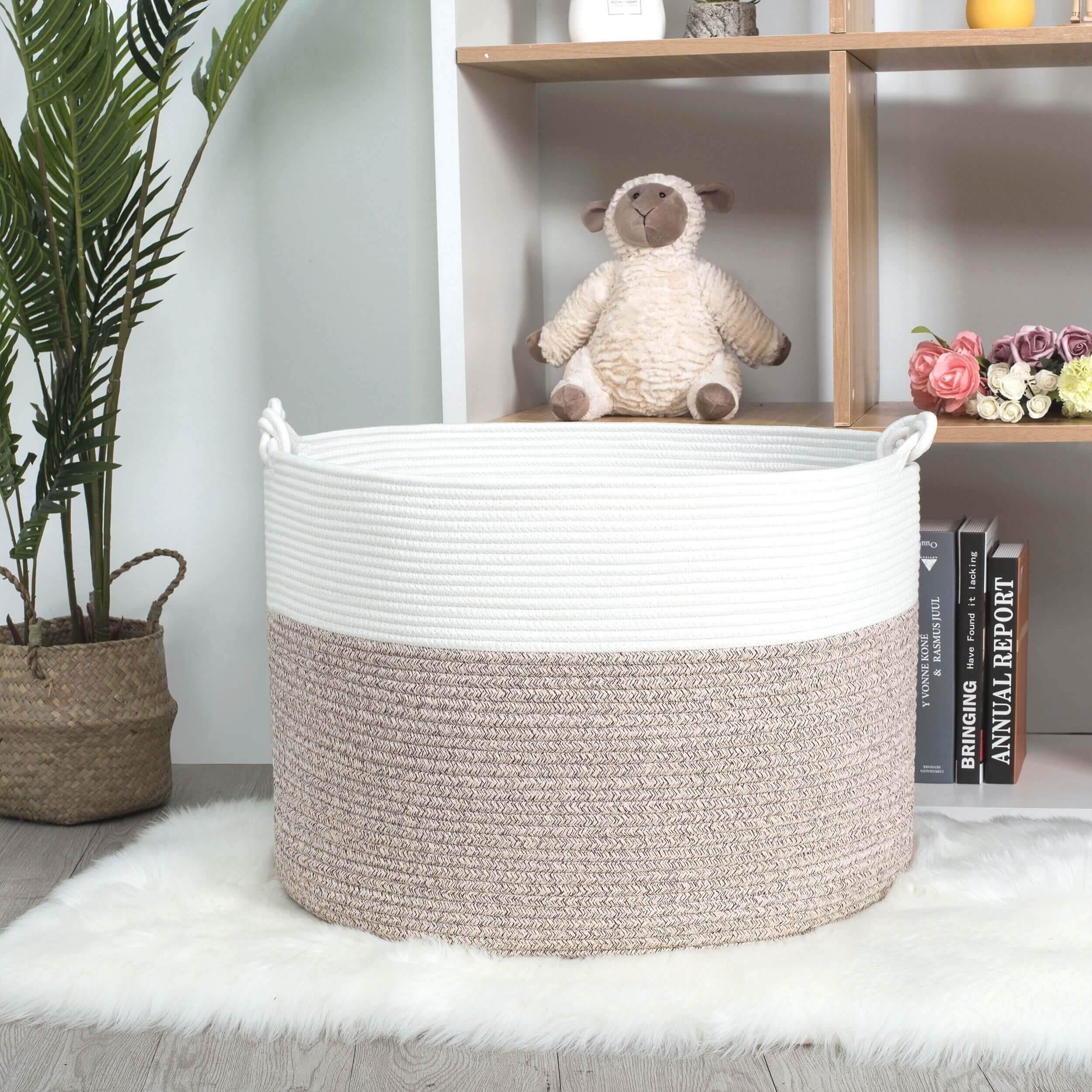 MINTWOOD Design cotton rope texture highlights soft touch and durability.