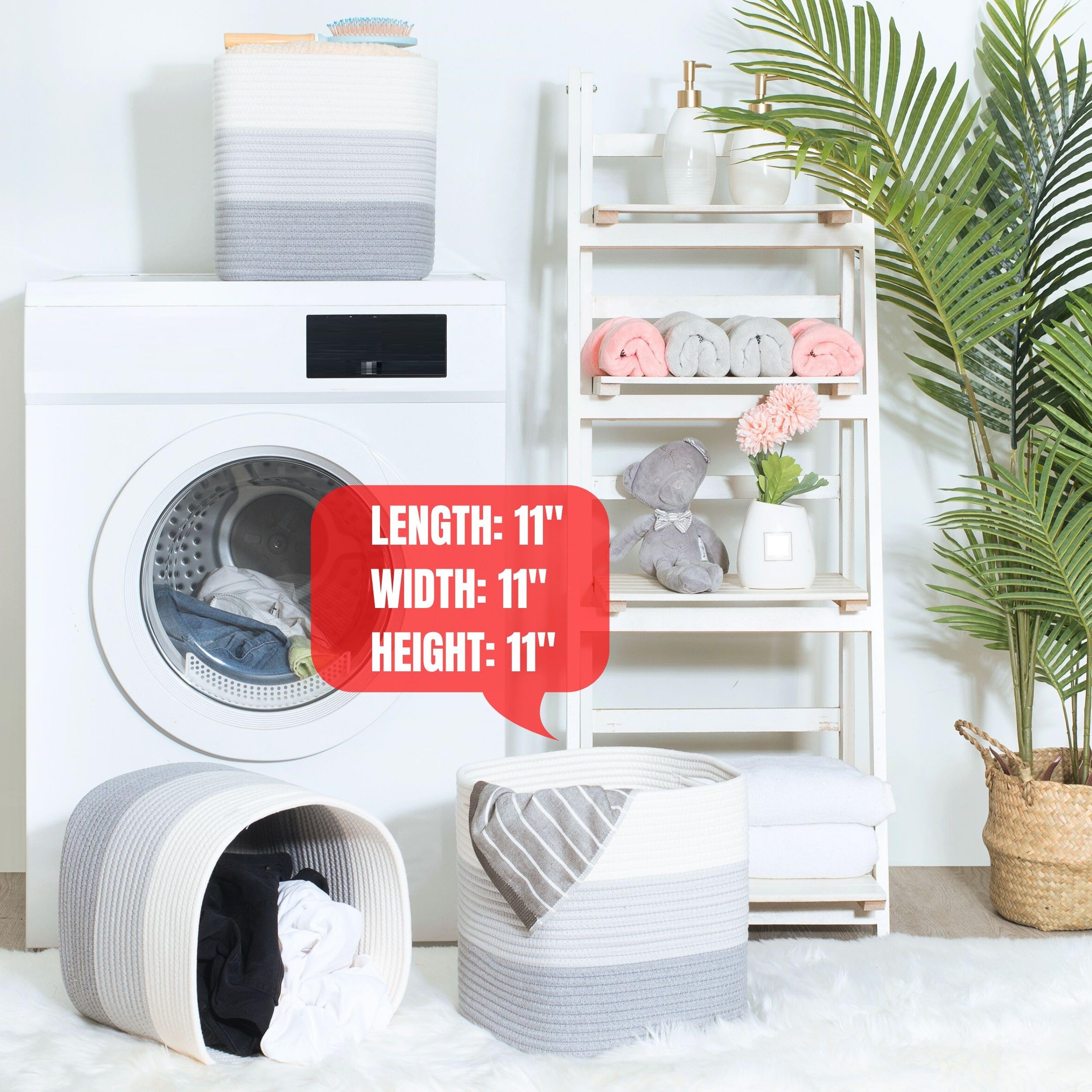 MINTWOOD Design cube bin 11x11 closet-stacking shows compact, versatile cubes for wardrobes.