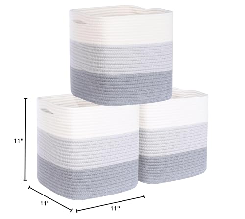 MINTWOOD Design cube bin 11x11 collapsible design easily folds for compact shipping and storage.
