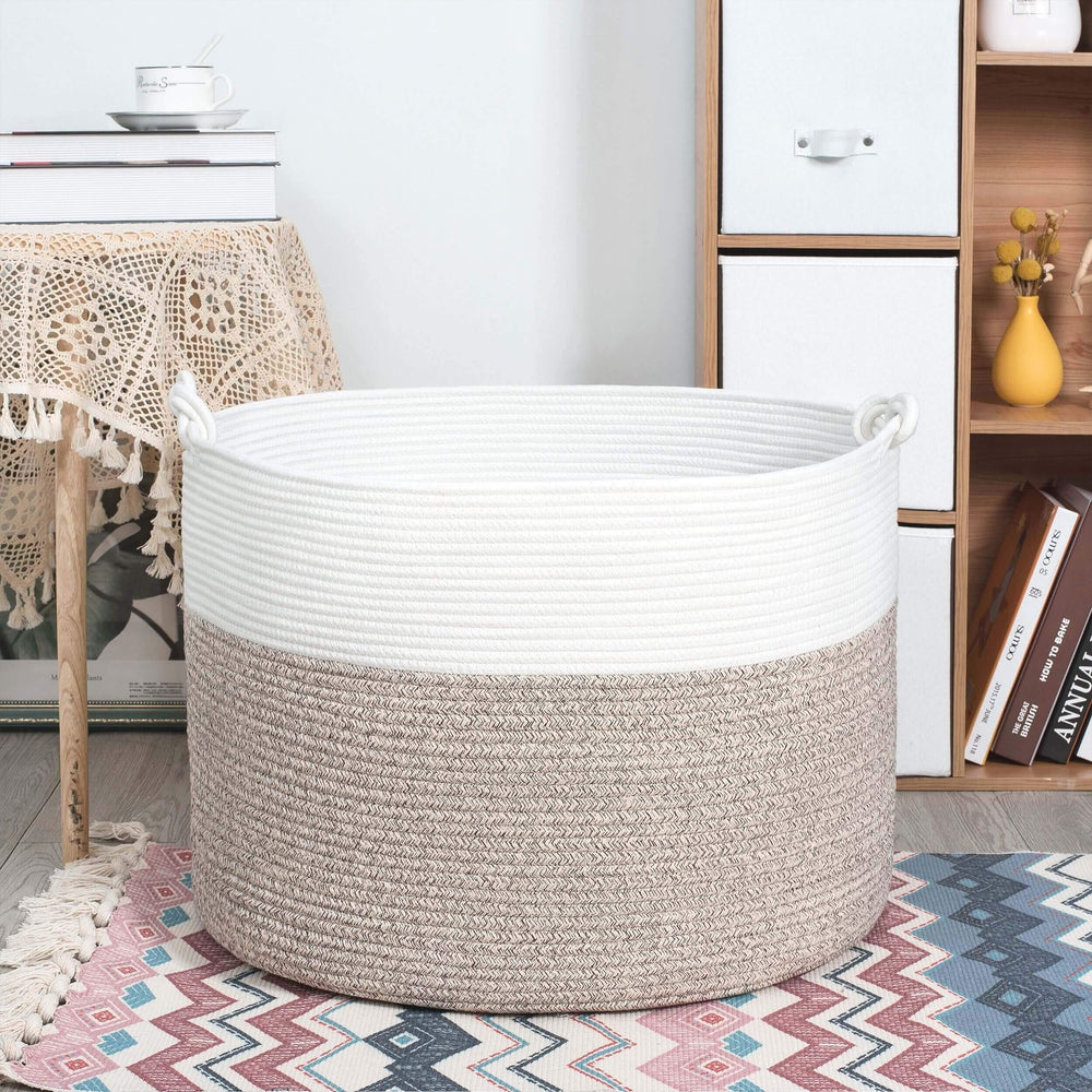 MINTWOOD Design laundry-hamper demonstrates large-capacity organization for clothes.