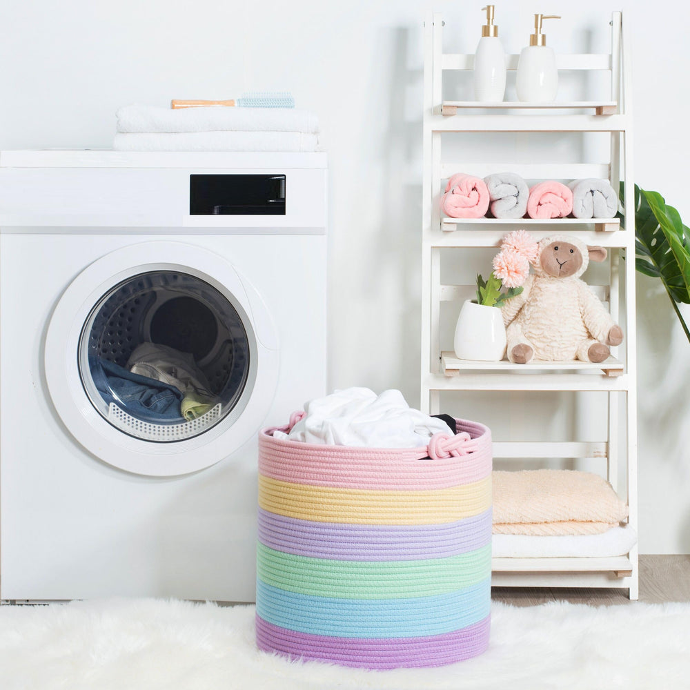 MINTWOOD Design MD-135 nursery basket ideal for blankets and infant essentials