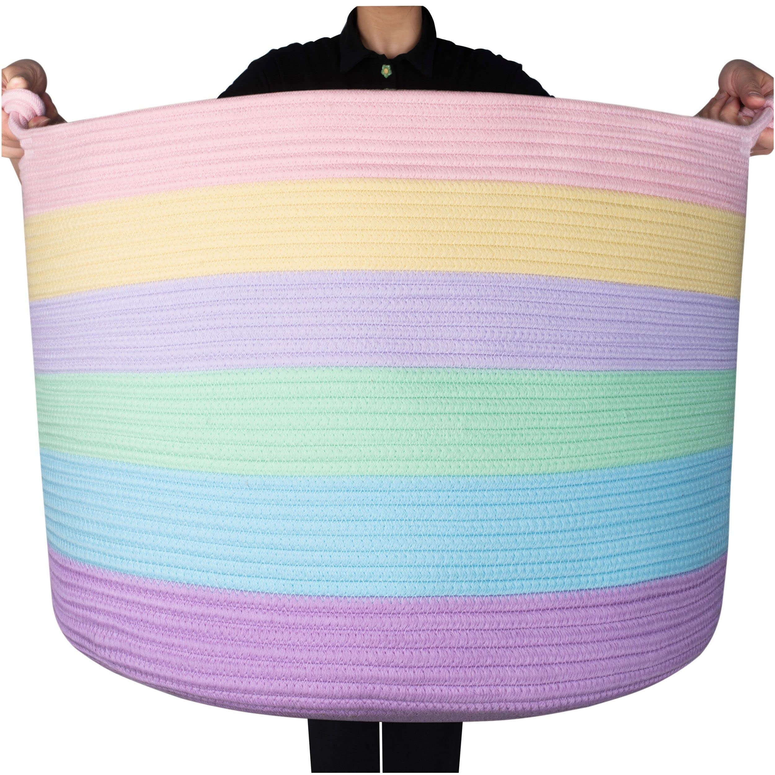 MINTWOOD Design XXXXLarge basket front view shows generous storage for bulky items