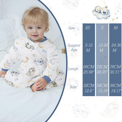 Miracle Baby two way zipper enables quick diaper changes without undressing.