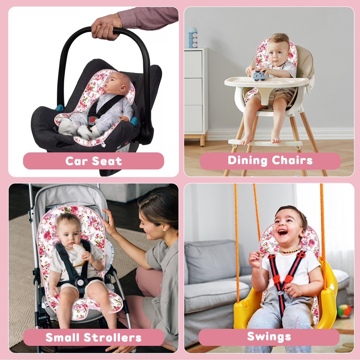 Miracle Baby car seat cushion durable machine washable design for busy parents