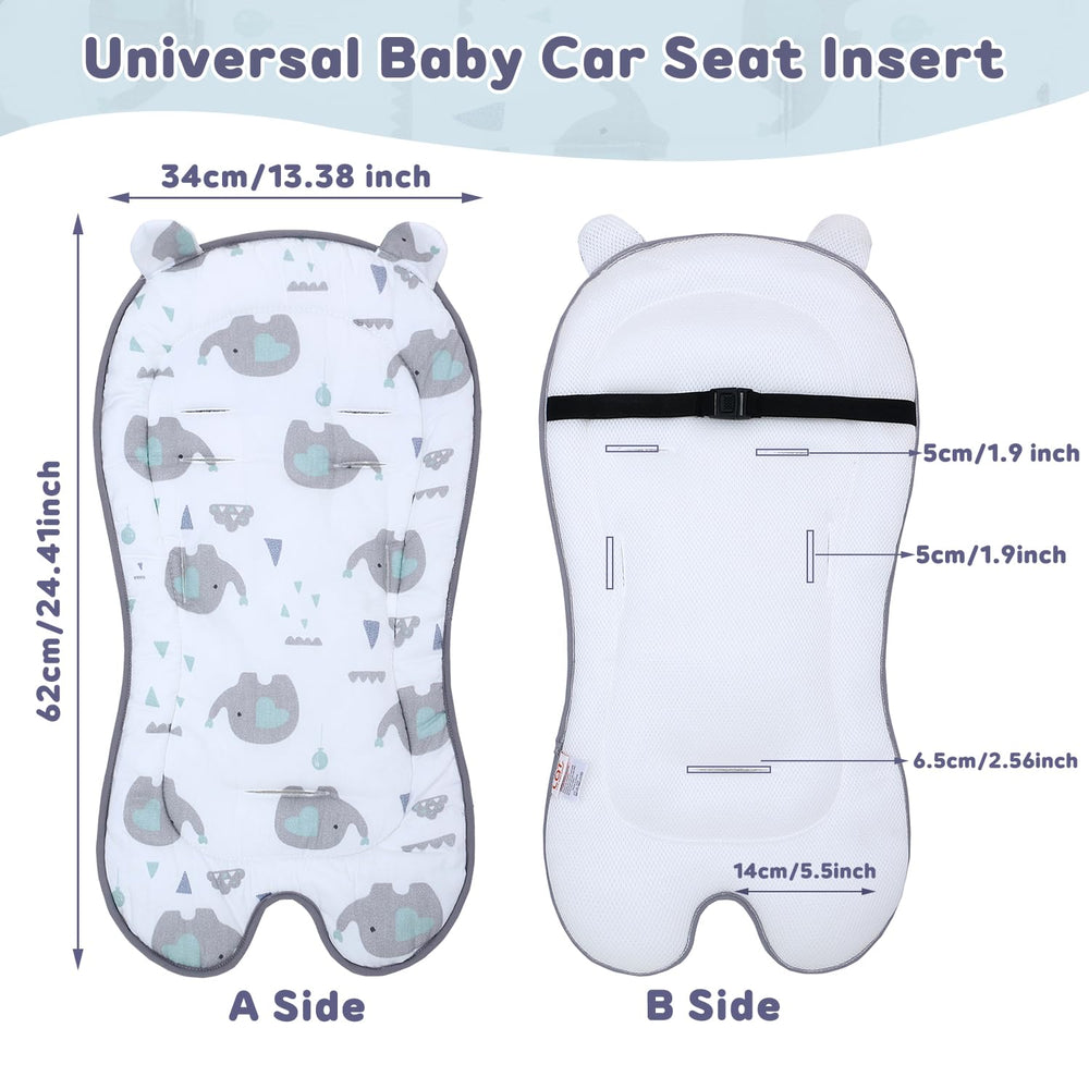 Miracle Baby carriage cushion front cotton fabric for soft year-round comfort