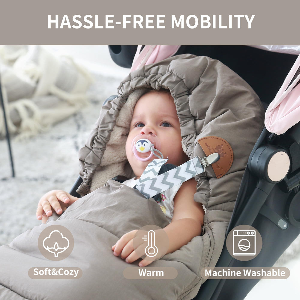 Miracle Baby bunting bag machine washable fabric for easy care