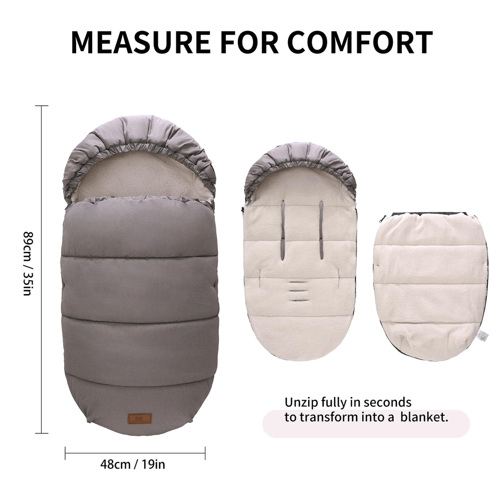 Miracle Baby bunting bag universal fit for many single-seat strollers