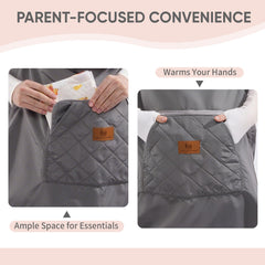 Miracle Baby Carrier Cover detachable inner liner shown for easy cleaning and reuse
