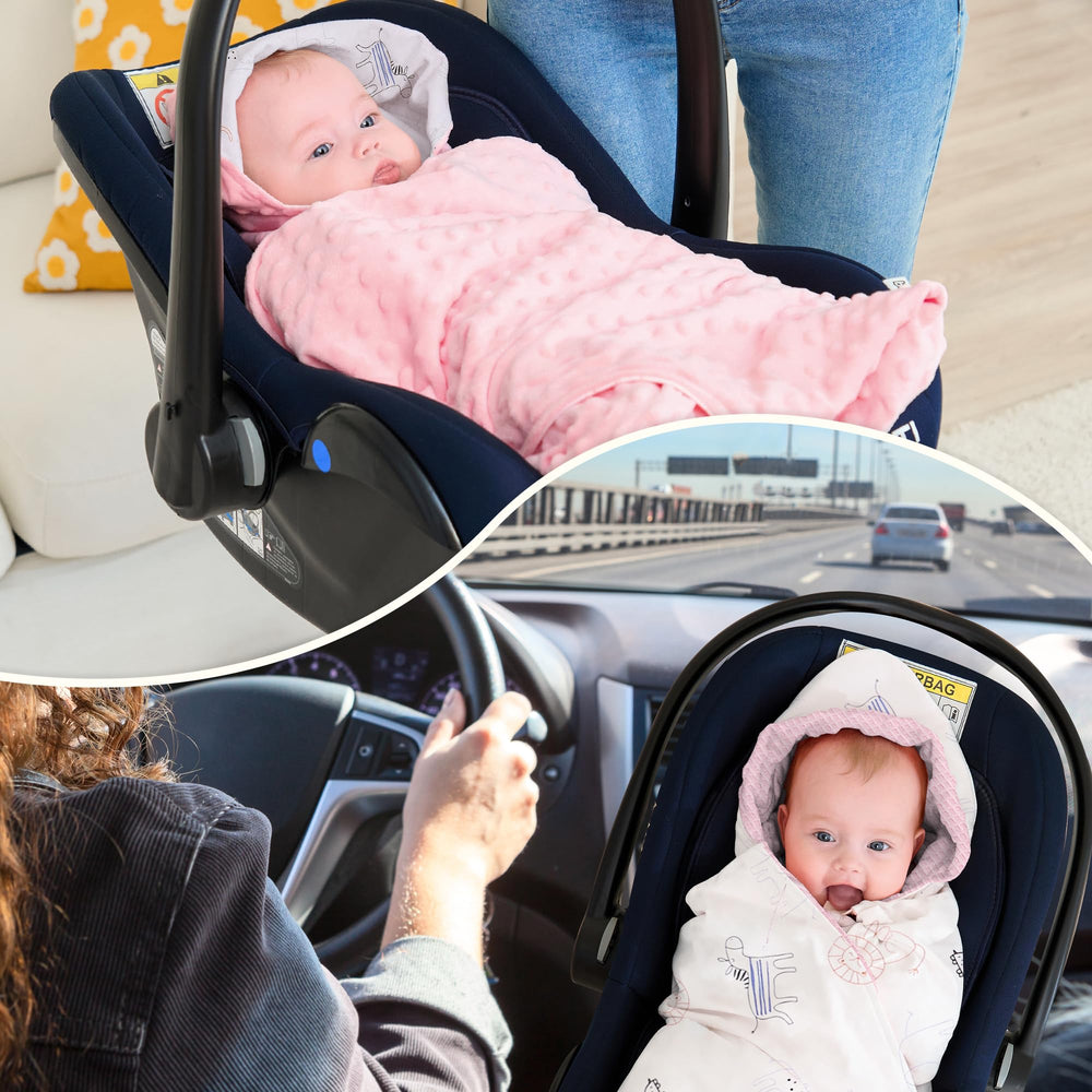Miracle Baby machine-washable fabric simplifies cleanup after messy outings.
