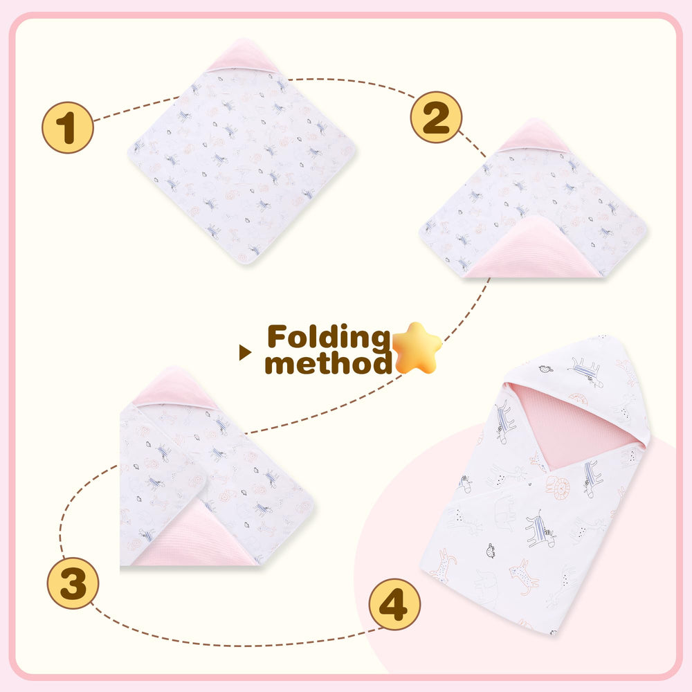 Miracle Baby pink-zoo winter design adds style and practicality.