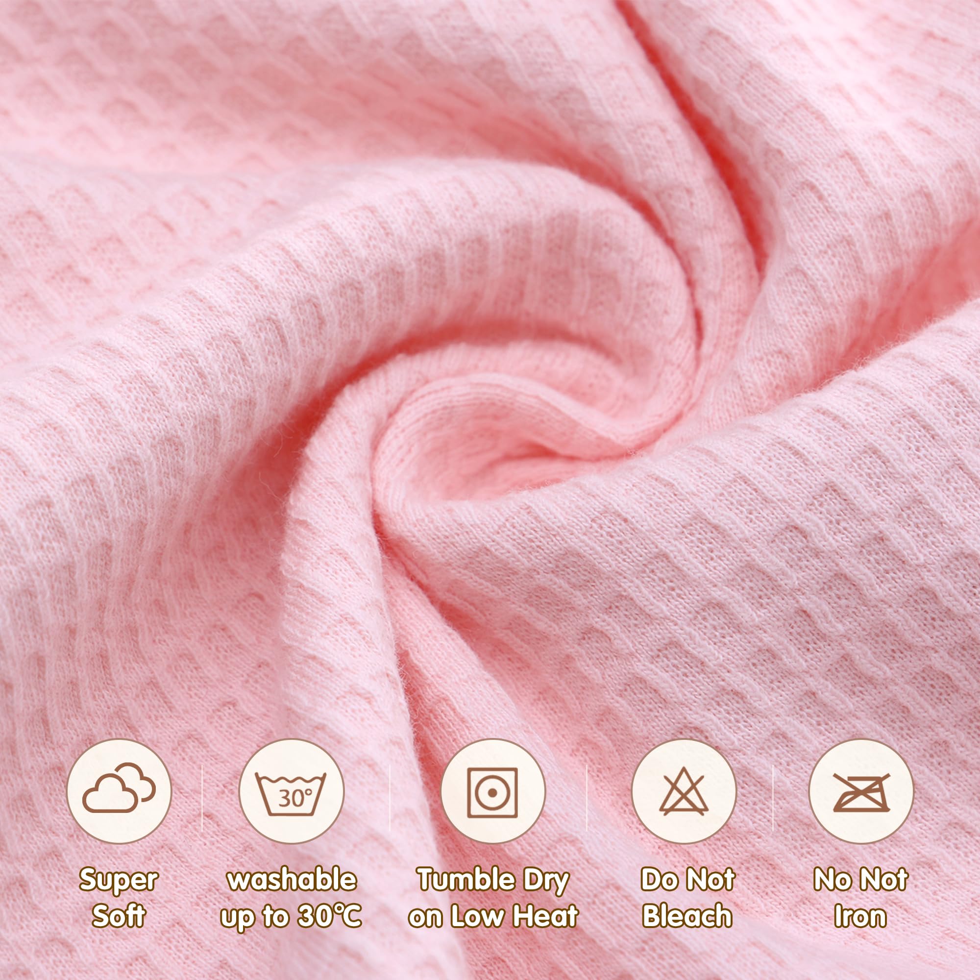 Miracle Baby swaddle blanket soft cotton interior emphasizes gentle skin comfort.
