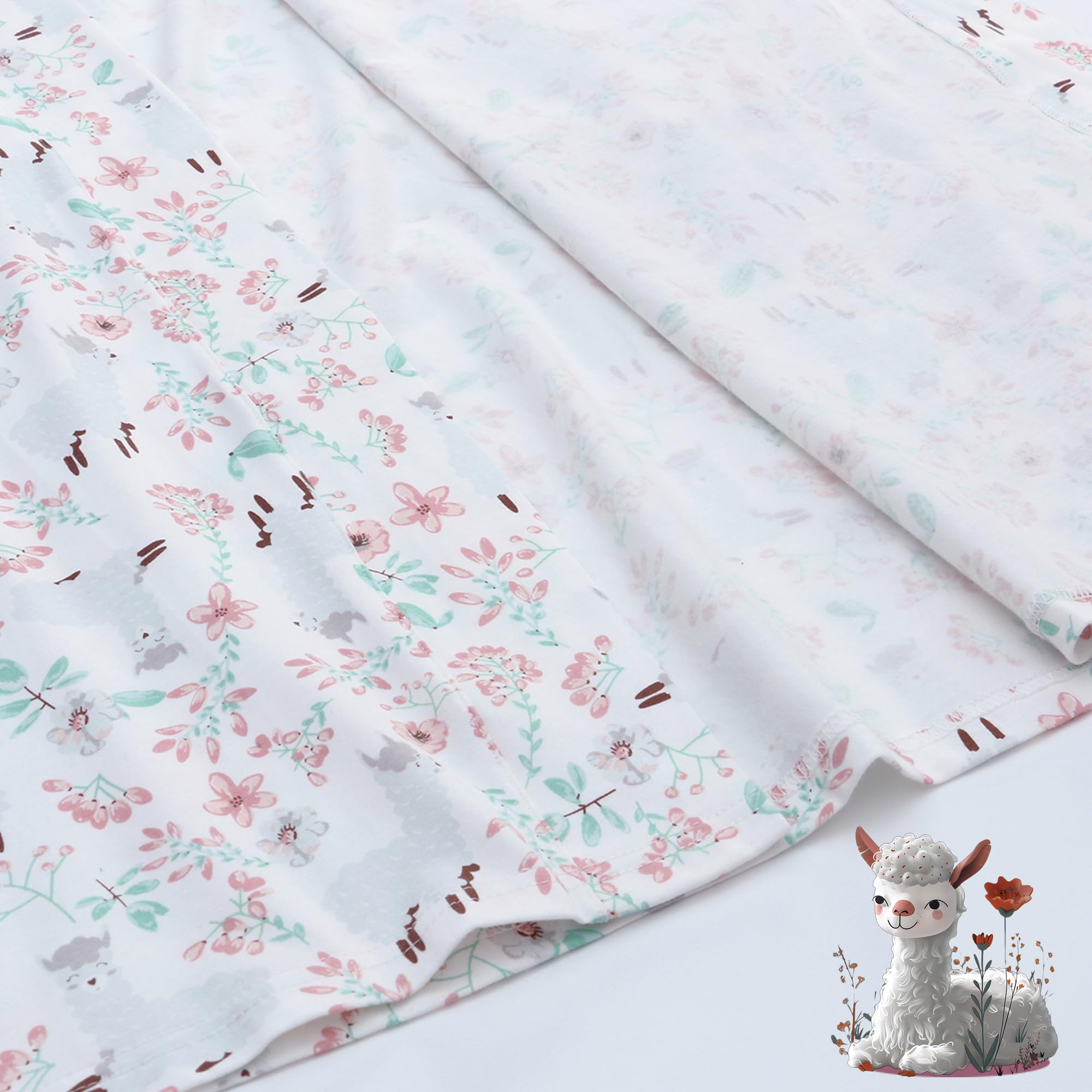 Miracle Baby floral print detail emphasizing polished look