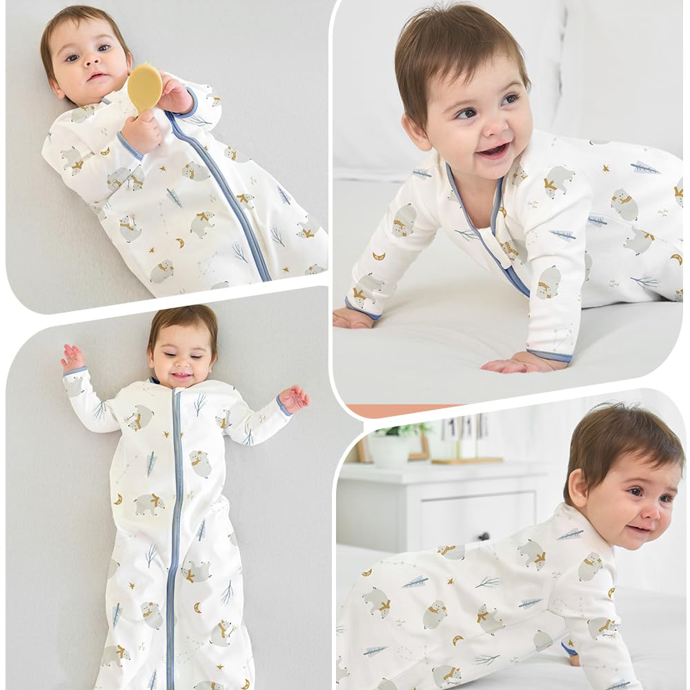 Miracle Baby long sleeve sleep sack is machine washable and maintains softness