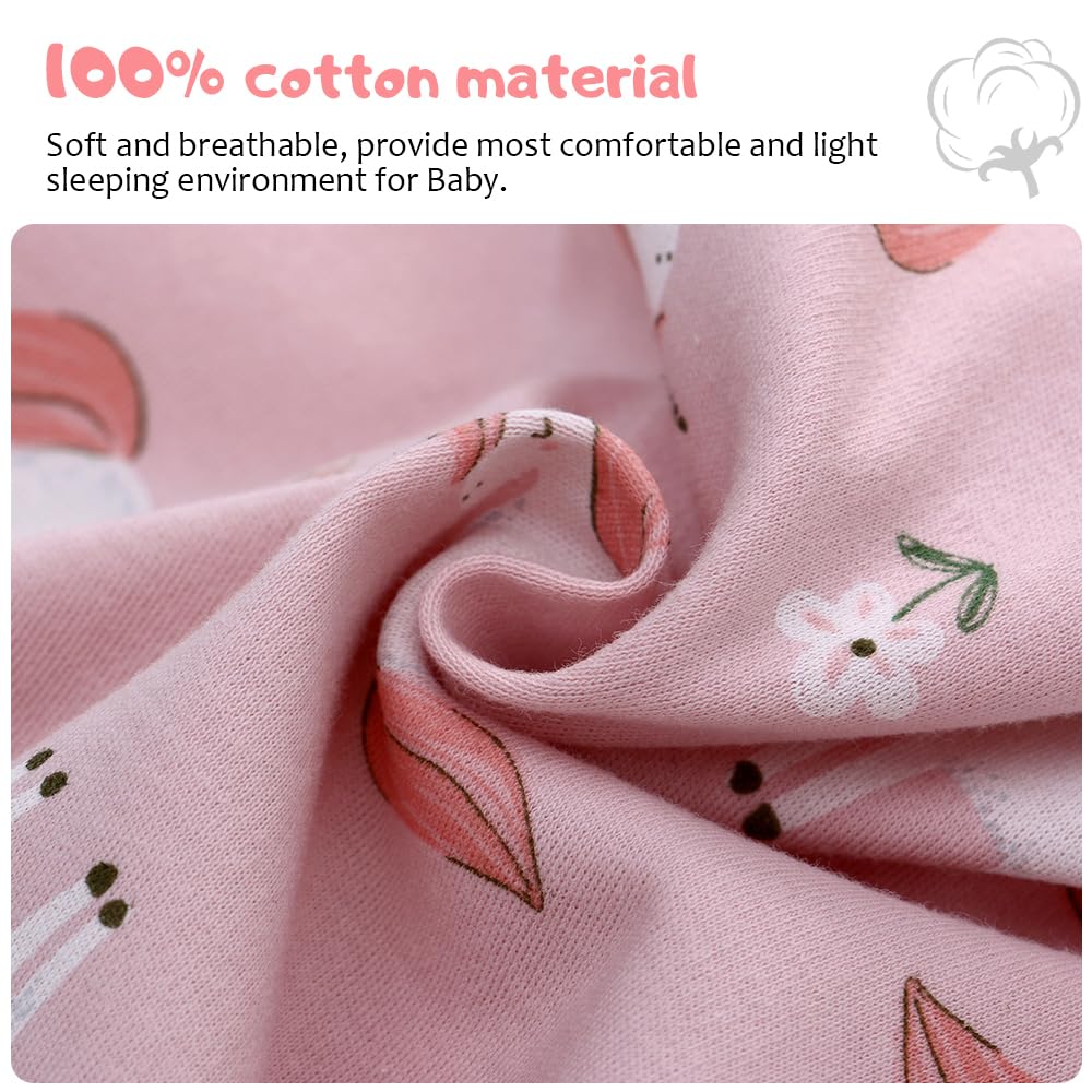 Miracle Baby sleep sack worn by infant demonstrates warm, breathable wearable blanket.