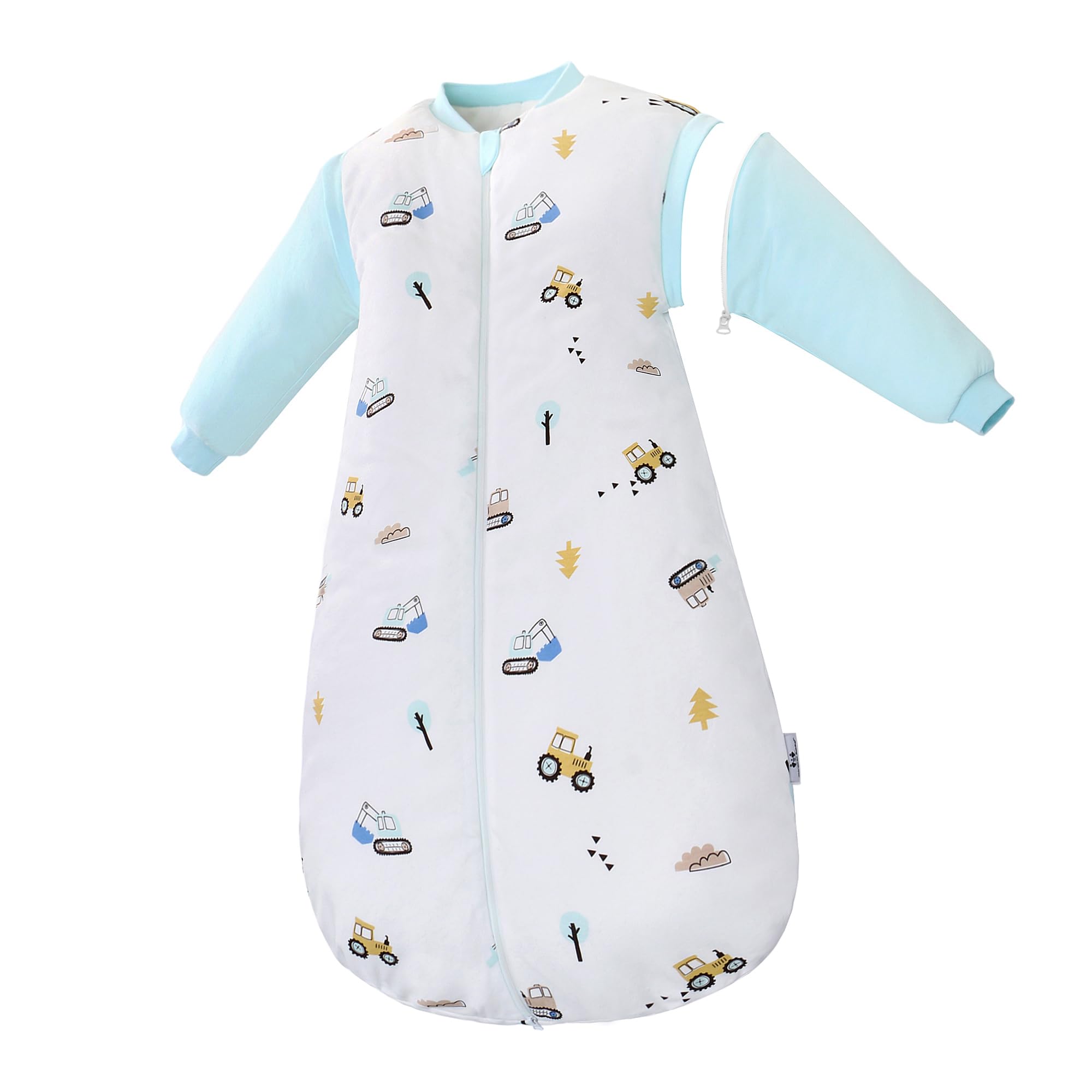 Miracle Baby Sleep Sack detachable sleeves ensure versatile warmth for cold nights.