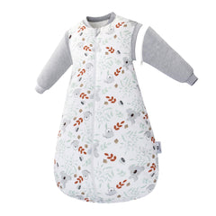 Miracle Baby sleep sack with detachable sleeves showing warm nightwear for baby