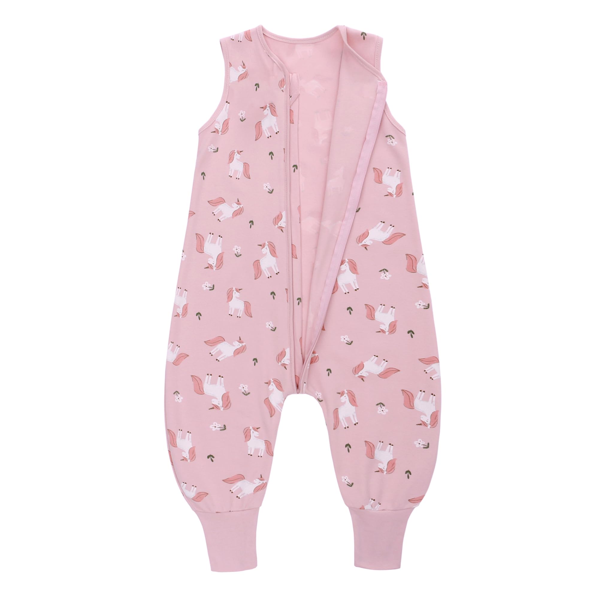 Miracle Baby Sleep Sack feet-open enables quick night-time diaper changes.