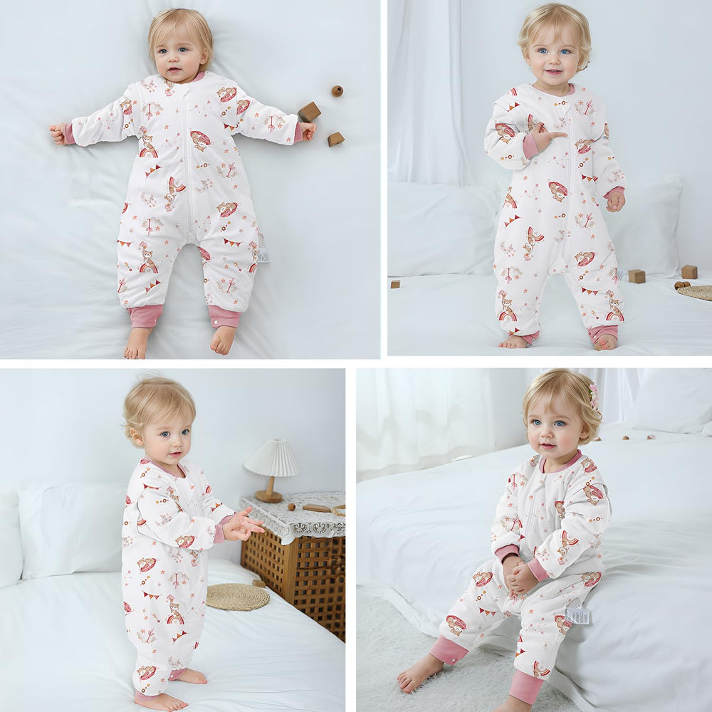 Miracle Baby Sleep Sack In Use – baby sleeping peacefully in cozy wearable blanket.