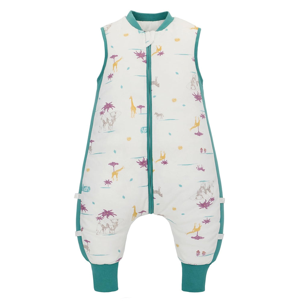 Miracle Baby Sleep Sack with legs open for natural movement in breathable cotton.