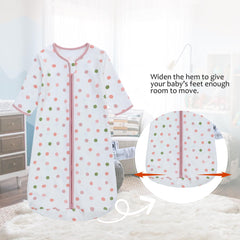 Miracle Baby Sleep Sack long sleeve horse-pattern provides cute design and warmth.