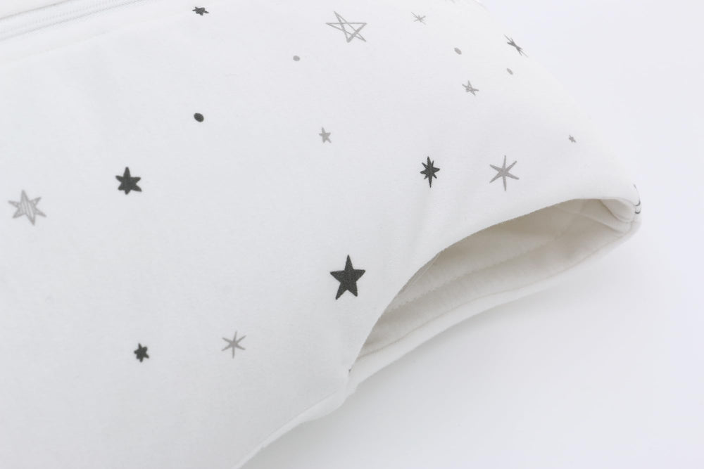 Miracle Baby Sleep Sack sizes from 3-12m to 2-3T fit growing toddlers.
