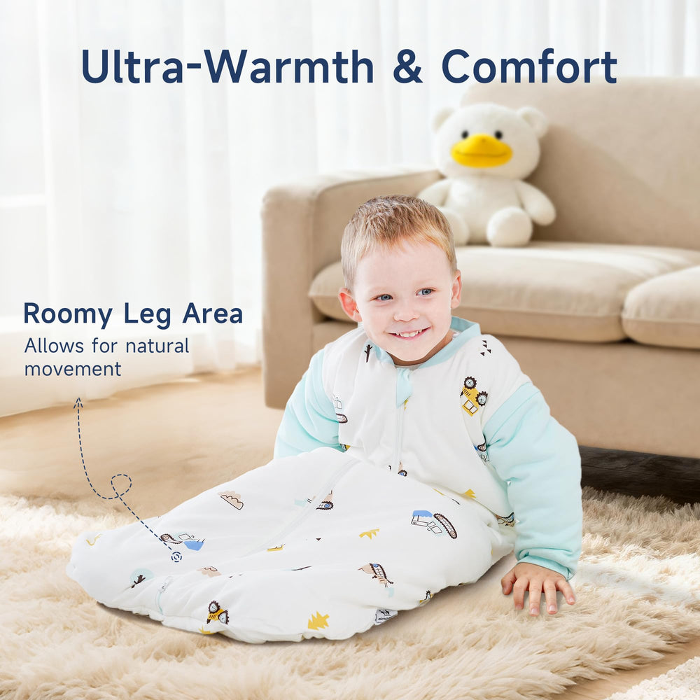 Miracle Baby Sleep Sack front opening with 2-way zipper for easy changes