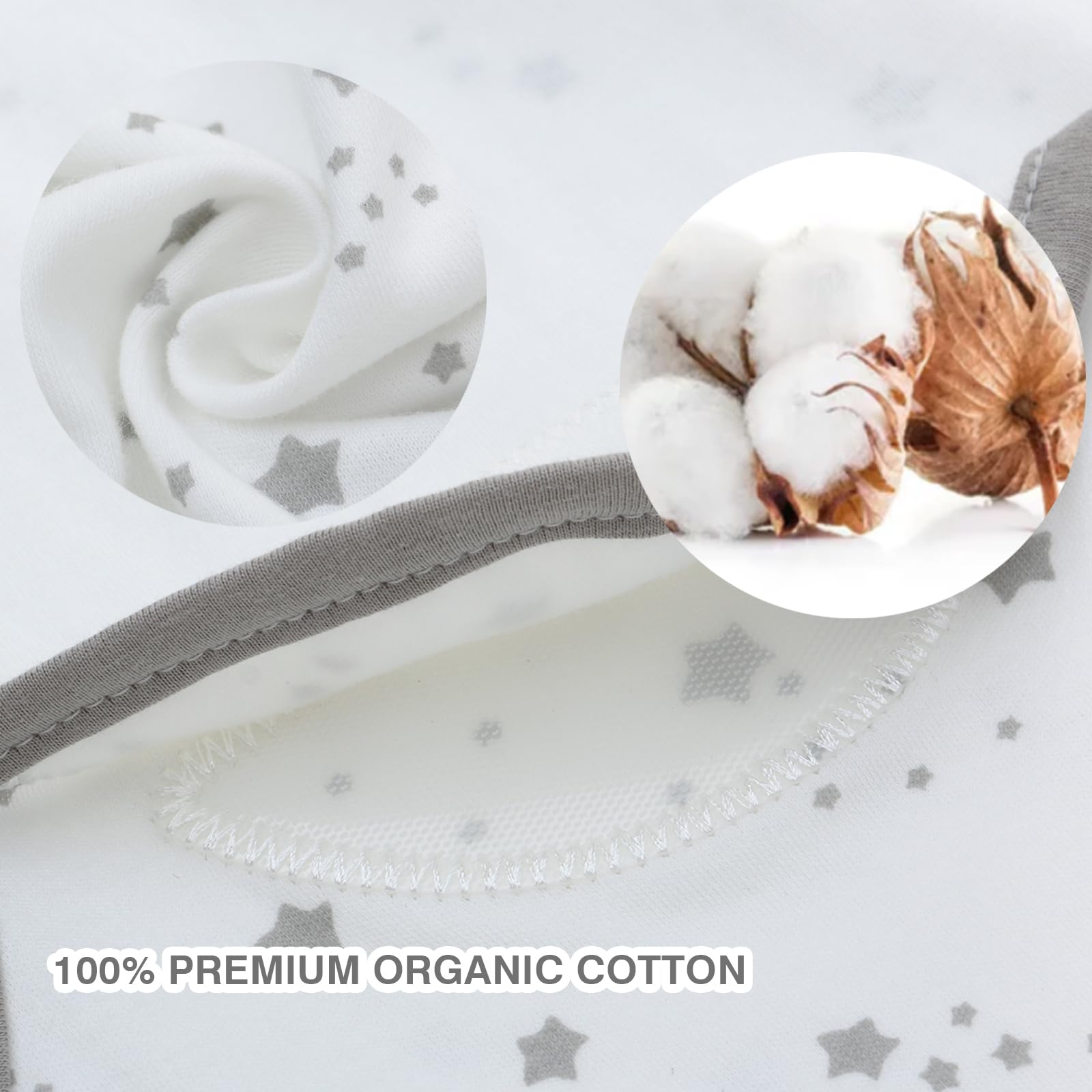 Miracle Baby swaddle in nursery setting promoting calm, cozy sleep