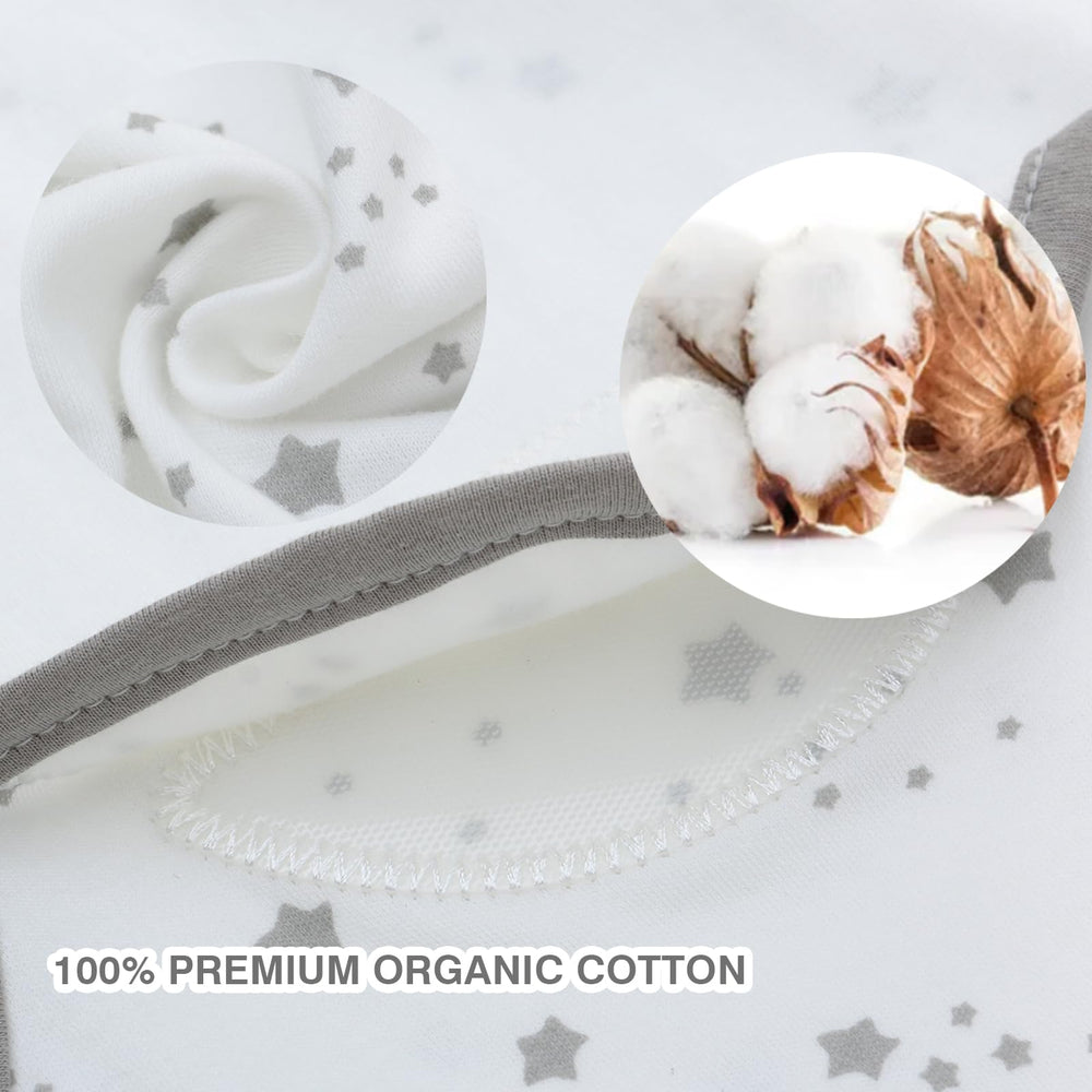 Miracle Baby swaddle in nursery setting promoting calm, cozy sleep
