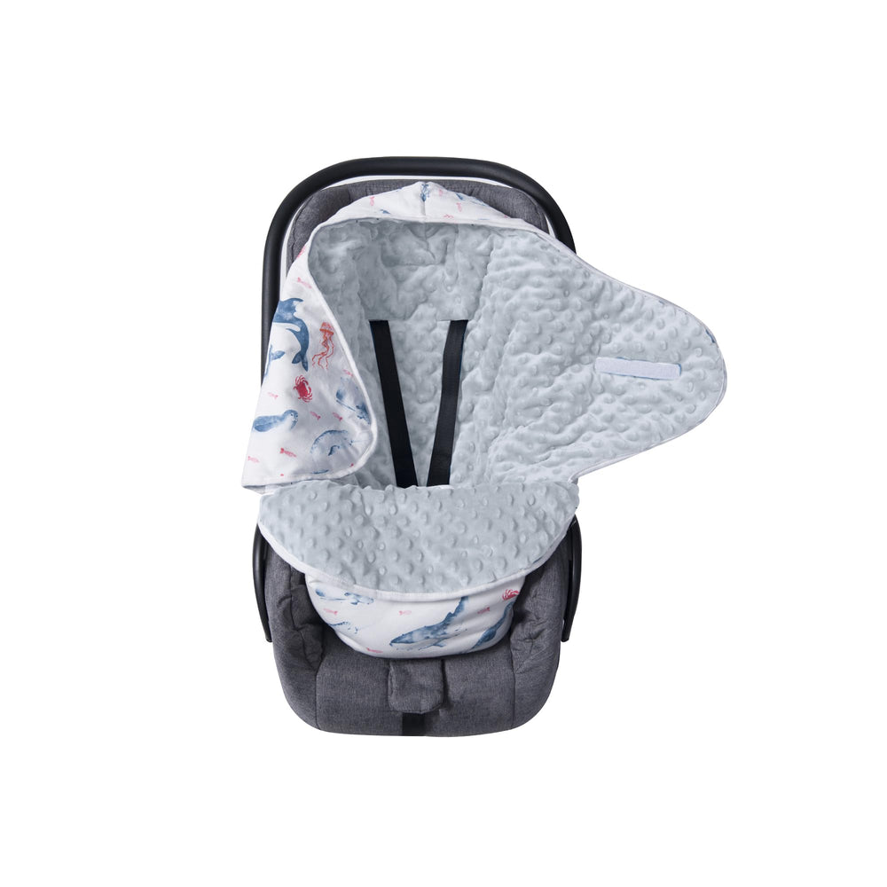 Miracle Baby Swaddle Blanket soft cotton with minky dots for gentle skin comfort.