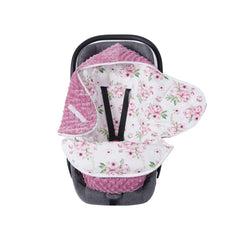 Miracle Baby swaddle blanket soft-texture close-up shows breathable cotton for delicate skin.