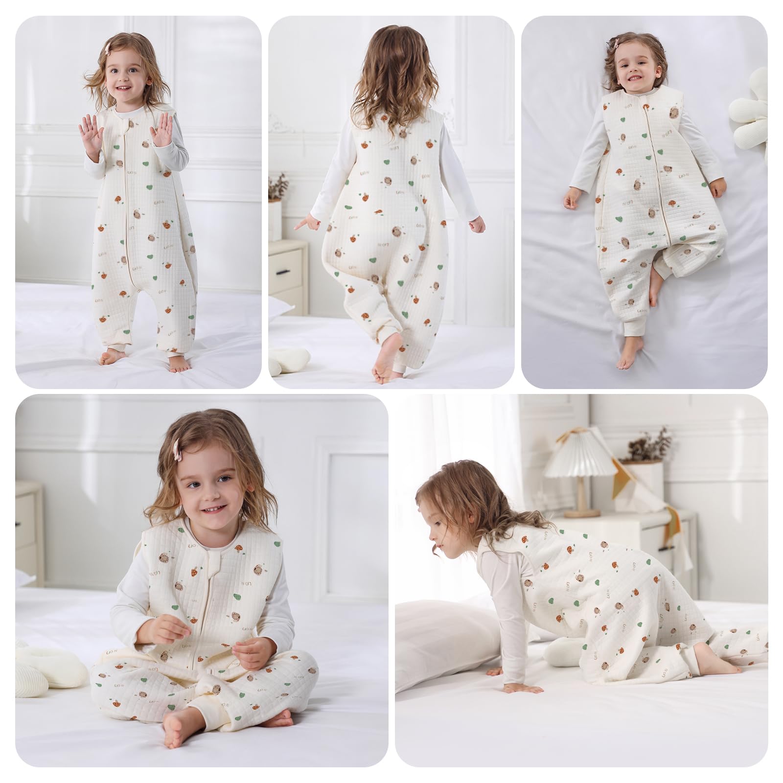 Sizing guide for Miracle Baby sleep sack to ensure a safe fit