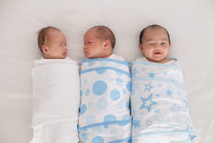 Miracle Blanket swaddle arms snug-fit shows secure arm positioning for gentle rest