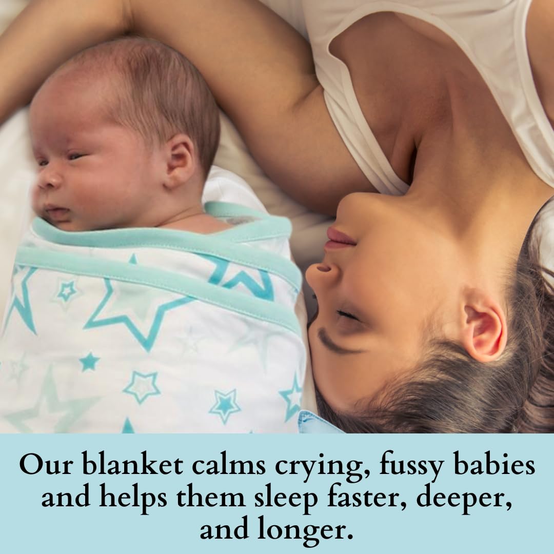 Miracle Blanket Swaddle Wrap breathable fabric keeps baby comfortable year-round