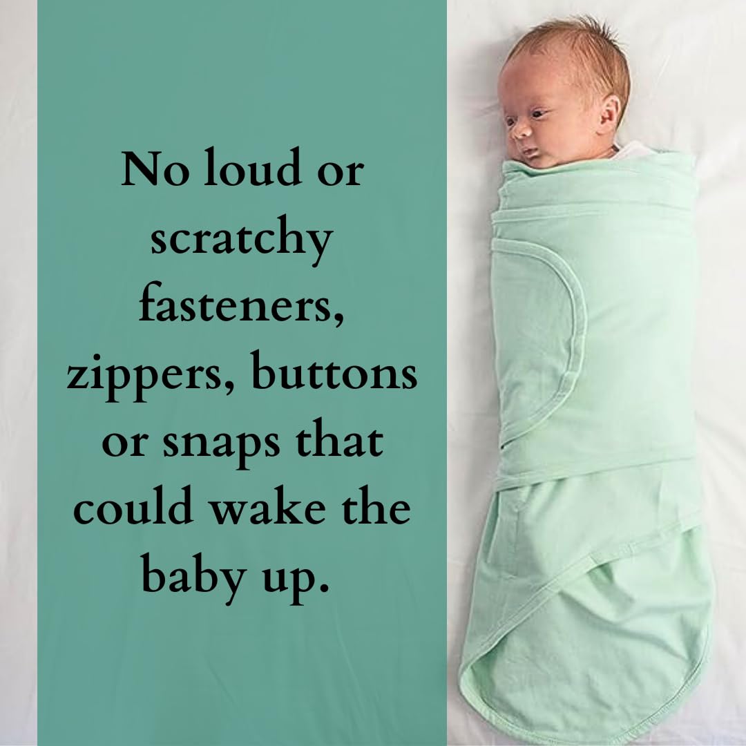 Miracle Blanket swaddle wrap soft-gray image; Solid Heather Gray color showcased in wrap