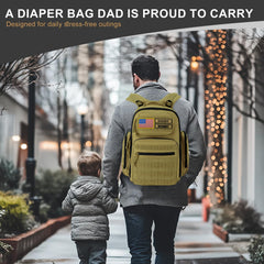 MIRACOL Diaper Bag Backpack with 16 pockets enables fast item retrieval during outings