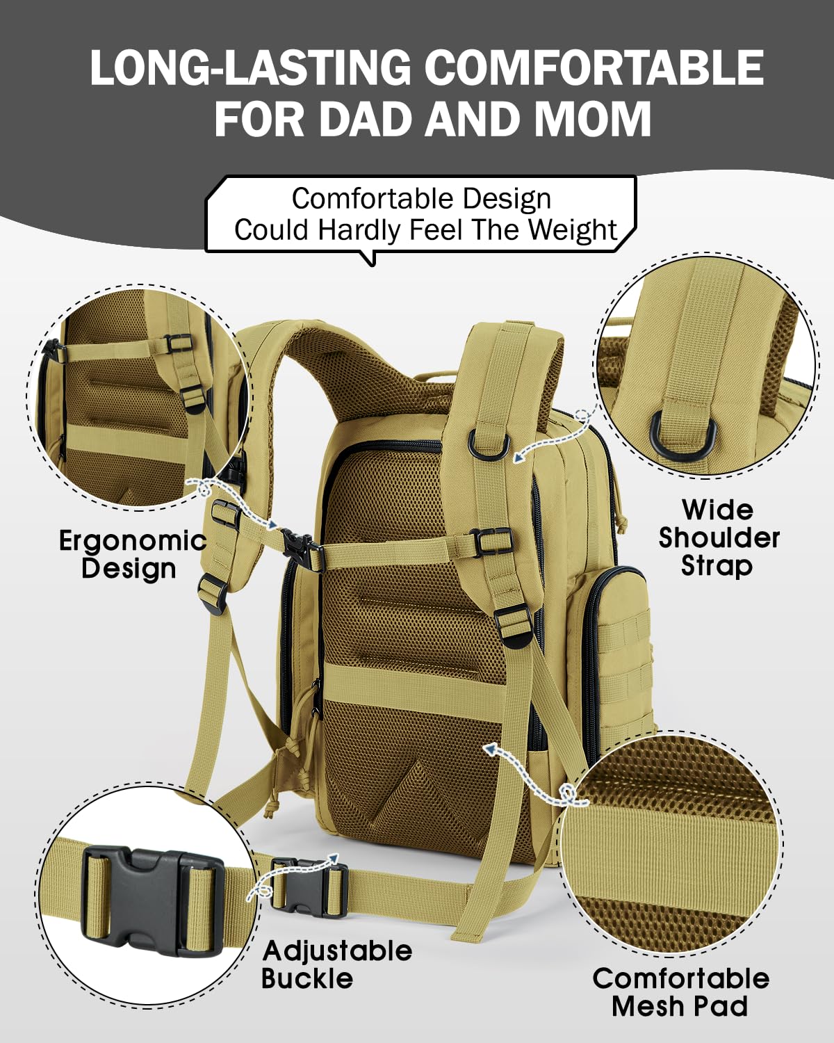 MIRACOL diaper module keeps essentials organized and accessible