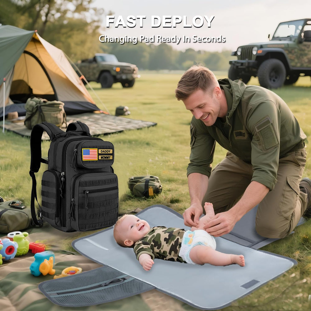 MIRACOL changing-pad included reveals on-the-go diaper changes