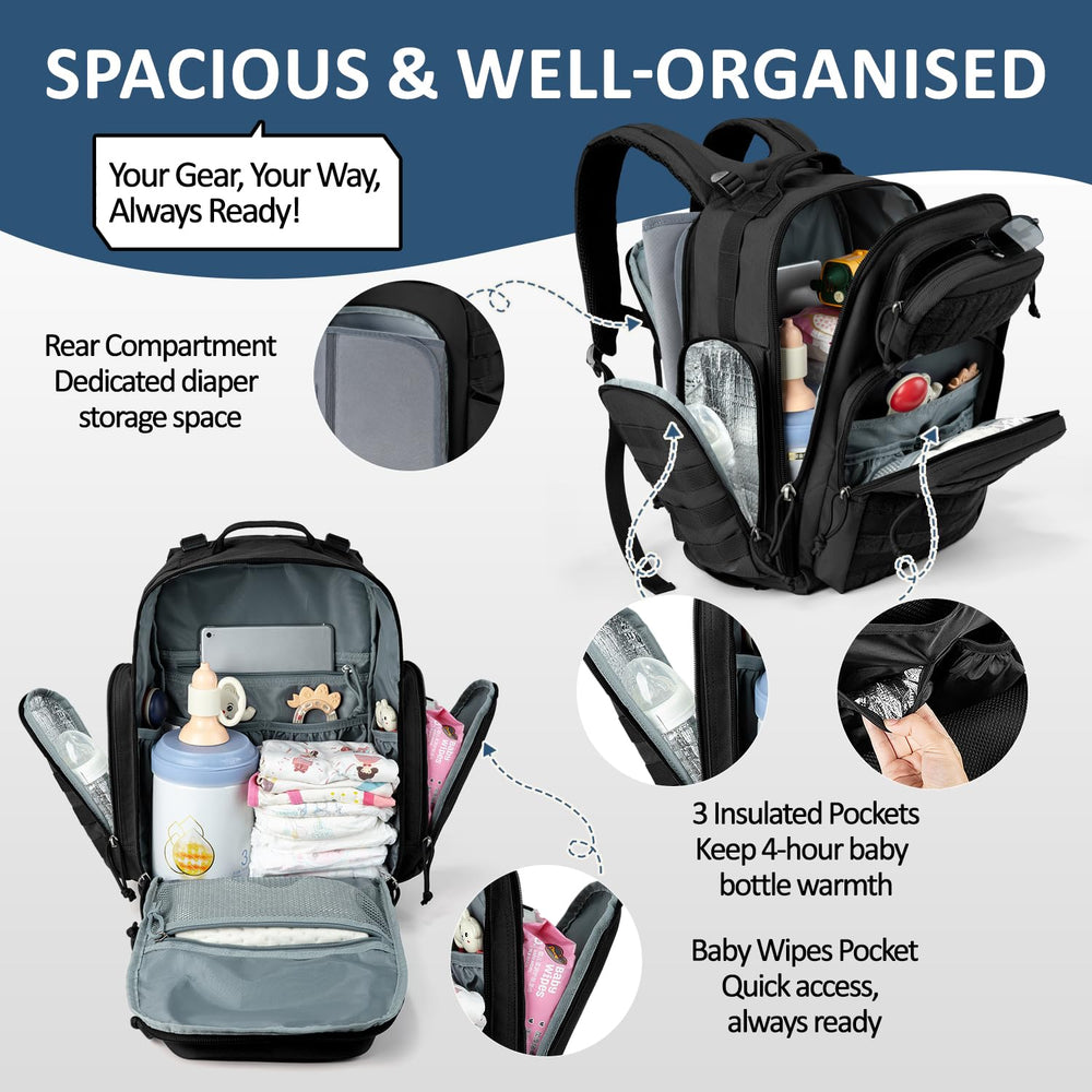 MIRACOL hiking-scene showcases the bag ready for outdoor adventures