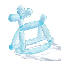 MIRALOOP Crystal Jelly Baby Teether closeup shows soft silicone for gentle gum comfort