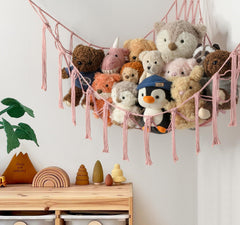 Mirolam boho room decor hammock adds a cute focal point for kids' bedrooms.